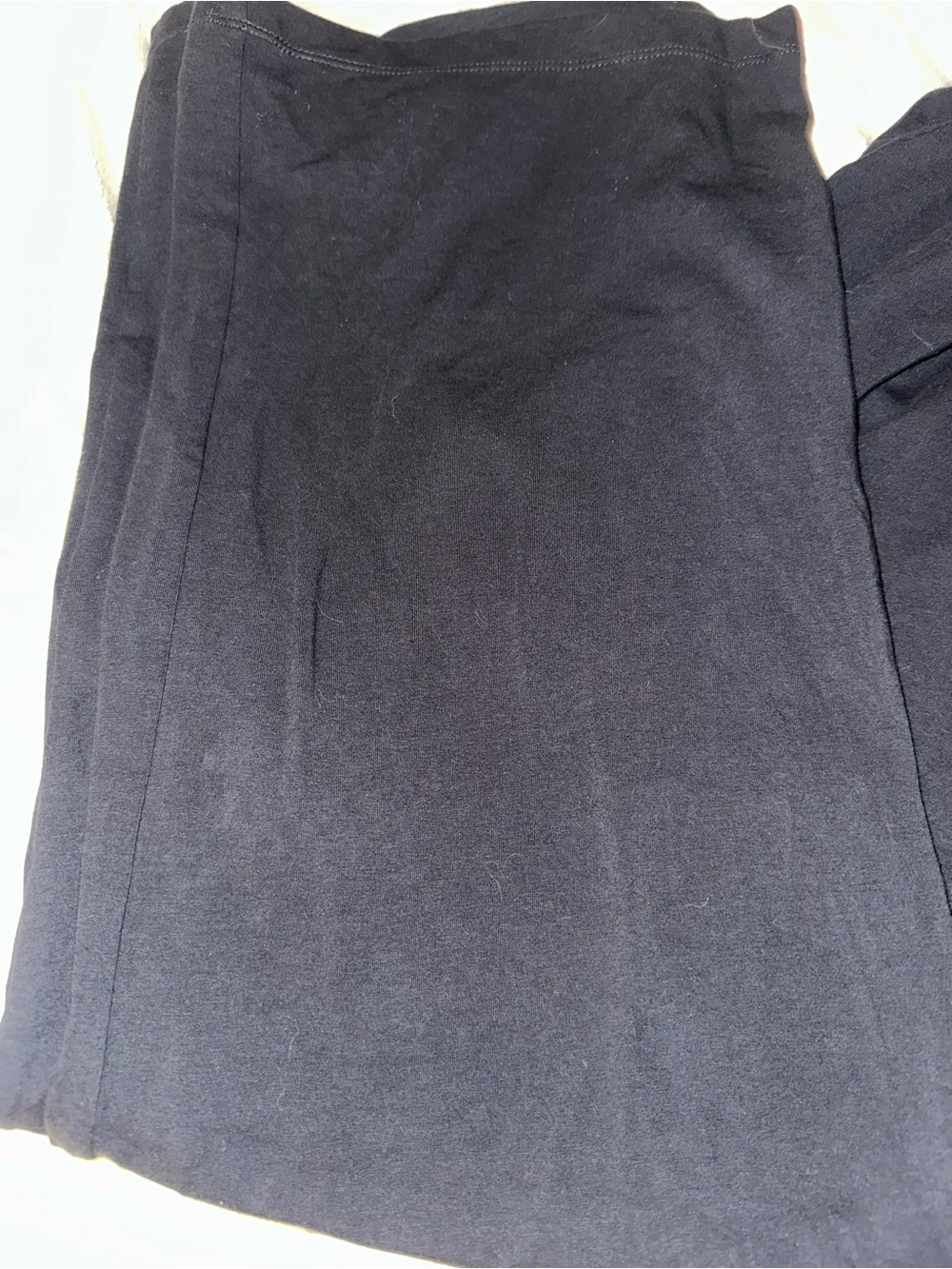 SKIMS Black Soot Cotton Jersey Wide Leg Pant - NWT XS - Picture 2 of 5